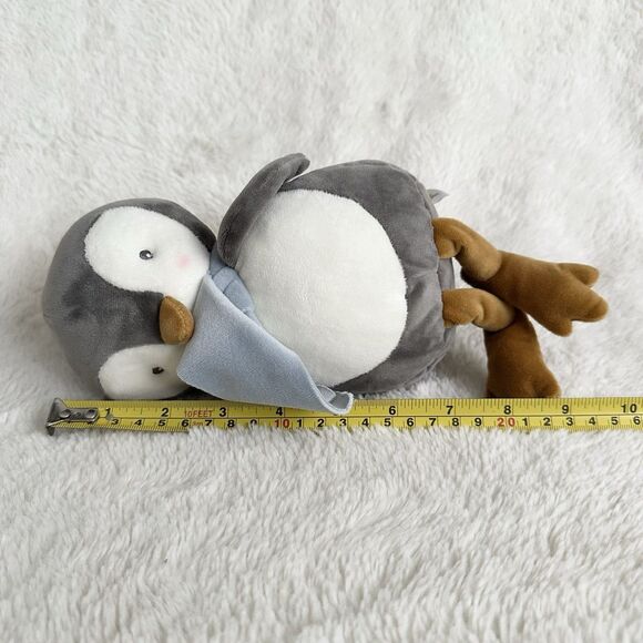 Bunnies By The Bay Snowcone Penguin Bird Plush 10" Stuffed Animal Winter - Picture 6 of 6